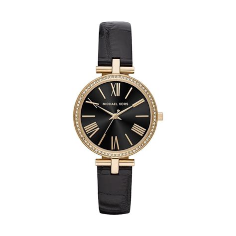 michael kors uhr schwarz matt damen